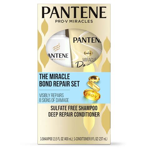 Pantene Sulfate Free Pro V Miracles Bond Repair Keratin Vitamin E