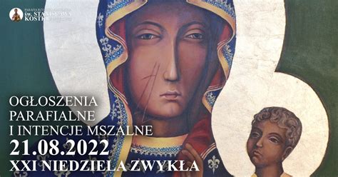 XXI NIEDZIELA ZWYKŁA 2022 08 21 Parafia Niskowa