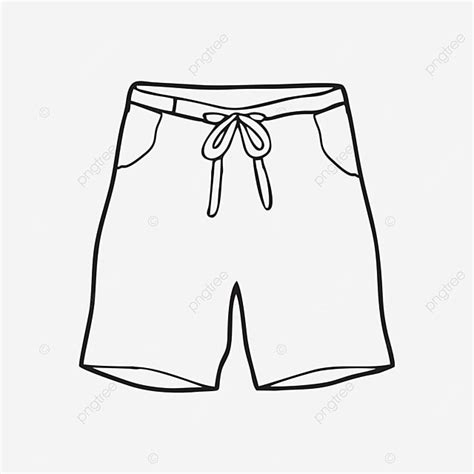 Dessin De Lic Ne Des Shorts Png Dessin De Pantalon Dessin De