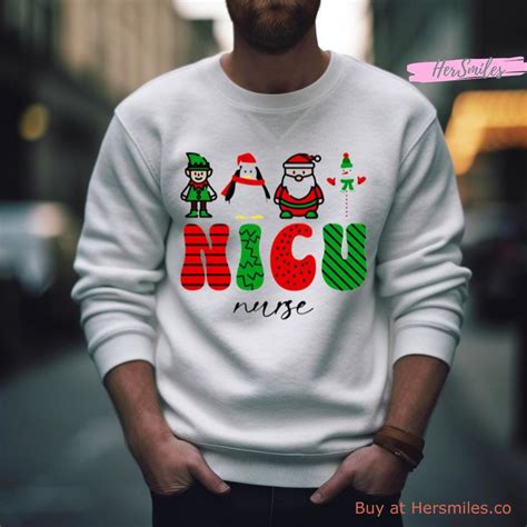 Nicu Nurse Christmas Shirt Hersmiles