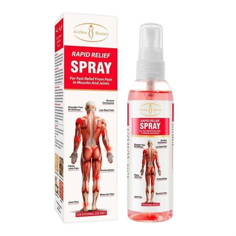 Спрей обезболивающий быстрый эффект (Rapid Relief Spray Aichun Beauty ...