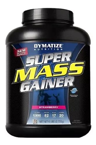 Dymatize Nutrition Super Mass Gainer De Fresa De 6 Libras Envío Gratis