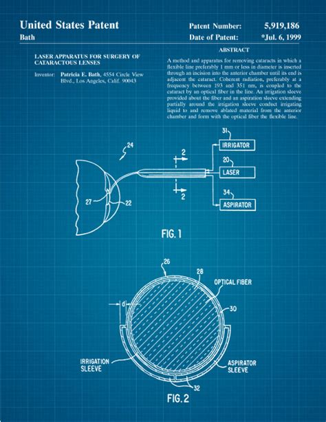 Patricia E Bath Laser Apparatus for Cataract Surgery