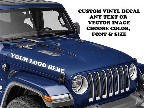 Custom Jeep Wrangler Windshield Banner Vinyl Decals Any Etsy