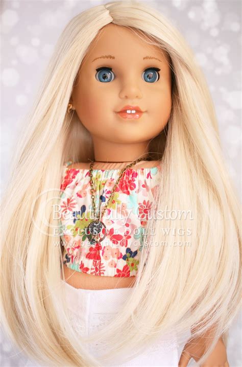 Essential Lovely Wig Silky Blonde Size 11 High Clothes Doll Clothes American Girl Clothes