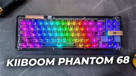 TECLADO TRANSPARENTE MAIS BONITO QUE JÁ VI Kiiboom Phantom 68 YouTube