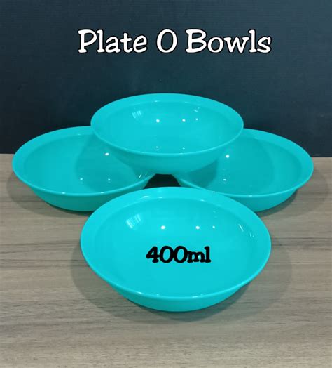 Tupperware Plate O Bowls Ml Cm L X Cm H Retail Price S