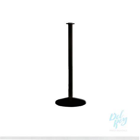 Black Metal Stanchion The Party Rentals Resource Company