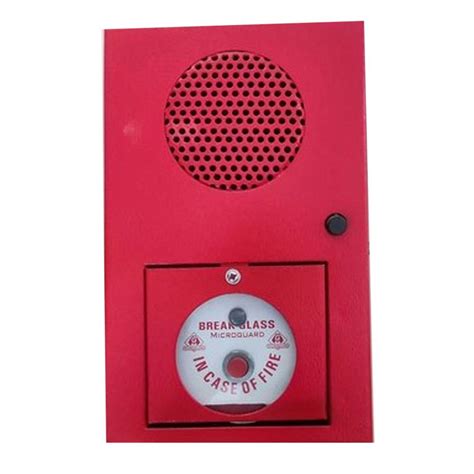 Mild Steel Ms Fire Alarm Hooter Size X Inch At Rs In Panipat