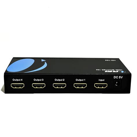 1x4 Hdmi Splitter By Orei 1 Port To 4 Hdmi Display Duplicatemirror