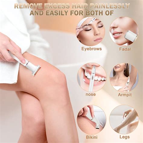 Hicdaw In Electric Razor For Women Bikini Trimmer Pubic Hair Shaver Face Body Groomer