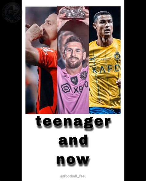 Teen And Now Messi Ronaldo Neymar Ibrahimovic Kaka Aguero Youtube