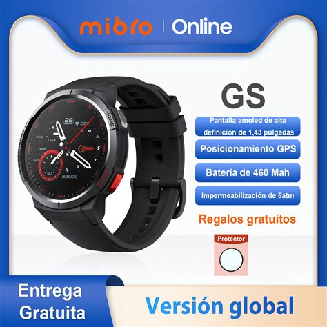 Reloj Inteligente Mibro Gs Gps Localiza Mah Bater A Aod