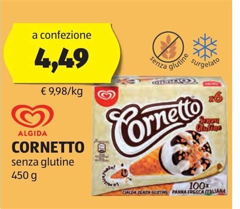 Offerta Algida Cornetto Senza Glutine G Nel Volantino Di Aldi