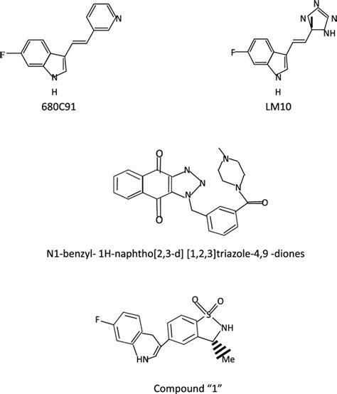 Structural Formula Of Several Tdo Inhibitors Download Scientific Diagram