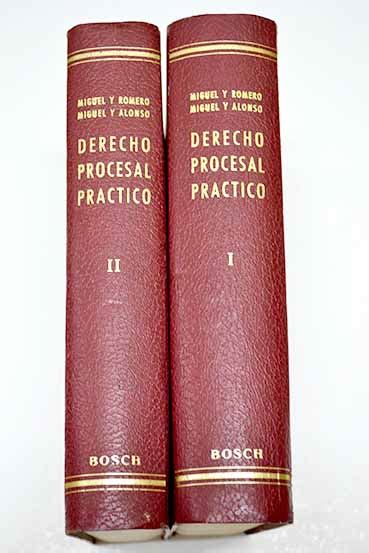 Derecho Procesal Pr Ctico De Miguel Y Romero Mauro Bien Tapa Dura