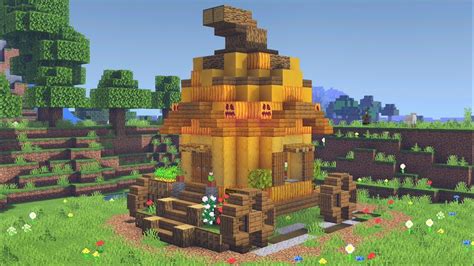 Minecraft How To Build A Pumpkin House Youtube