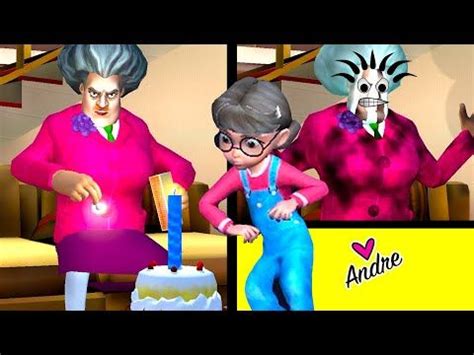 ARRUINO EL PASTEL De La MAESTRA MALVADA Scary Teacher 3D Andre Se