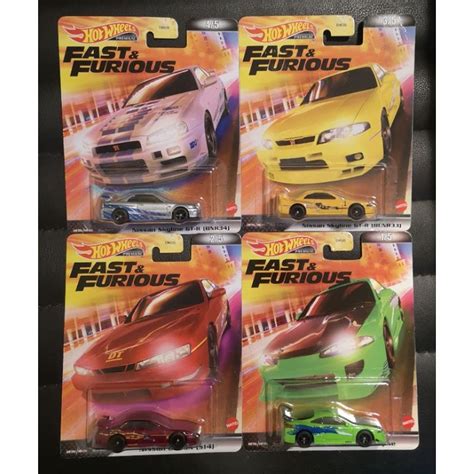 SALE Hot Wheels Fast Furious Nissan Skyline GTR GT R BNR R BCNR R SX S