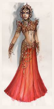 Akasha Costume Concept Art The Vampire Chronicles Photo