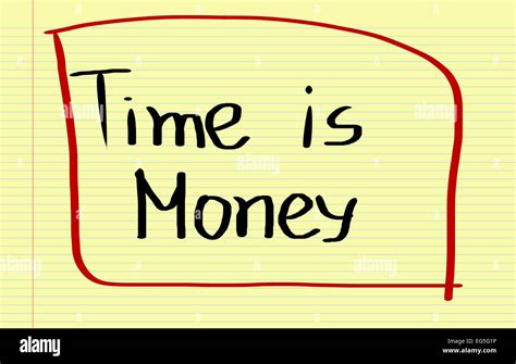 Time Is Money Concept Stock Photo - Alamy