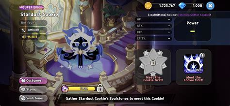 Best Topping Substats For Stardust Cookie R Cookierunkingdoms