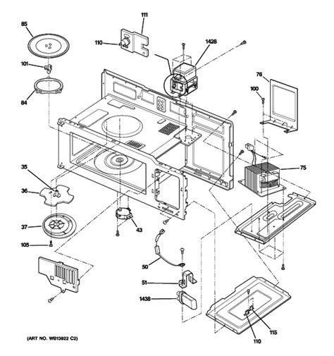 GE JVM1540SM5SS Microwave Partswarehouse