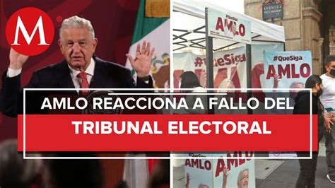 AMLO critica al TEPJF por declarar inaplicable decreto sobre revocación