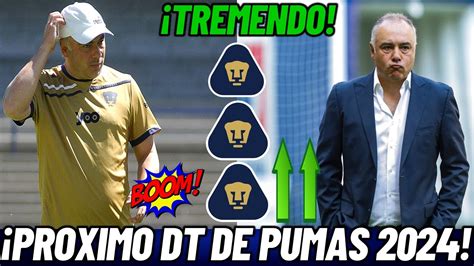 Tiene Fecha De Llegada Pumas Ya Tendria Amarrado A Su Nuevo Dt Youtube