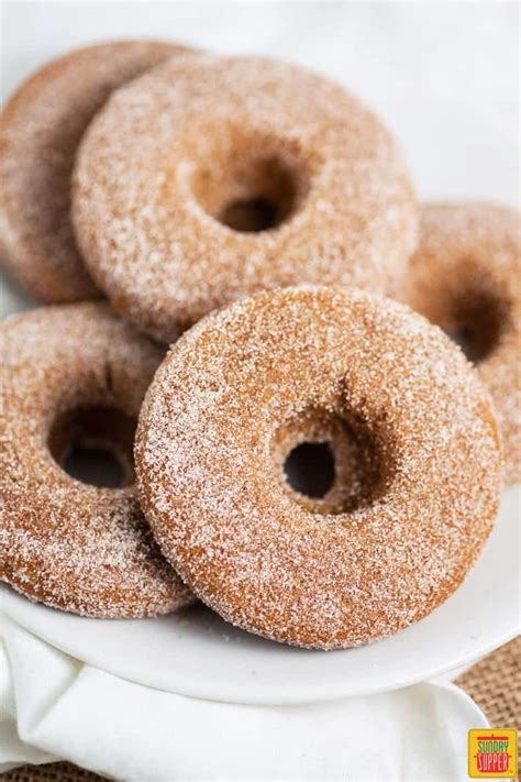 Gluten Free Donuts with Cinnamon Sugar - Sunday Supper Movement