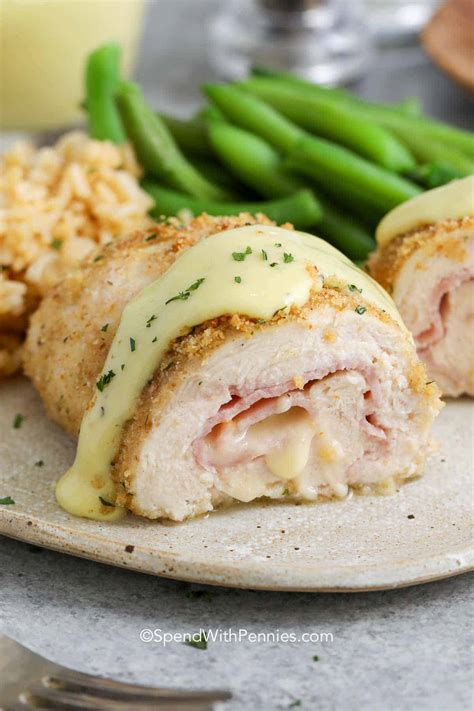 Oven Baked Chicken Cordon Bleu Spend With Pennies