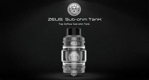 Geekvape Zeus Tank Z Sub Ohm Tank Free Uk Delivery Vape Uk