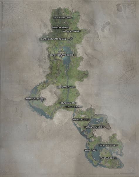 Hogwarts Legacy Full World Map Revealed