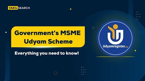 Government S Msme Udyam Scheme Everything You Need To Know