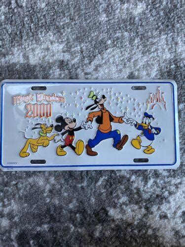 Disney Magic Kingdom 2000 Disneyland Disney World Orlando Front License Plate 3822809381