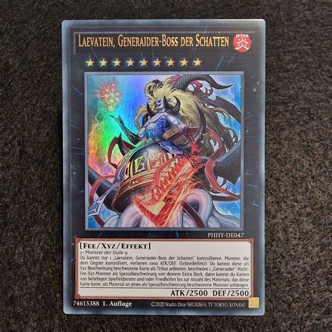 Yu Gi Oh Laevatein Generaider Boss Der Schatten Phhy De047 Ultra Rare 1