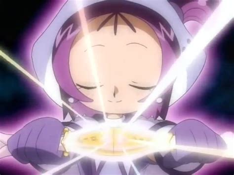 Image Ojamajo Doremi Dokkan Onpu Giving Power To Hana Magical