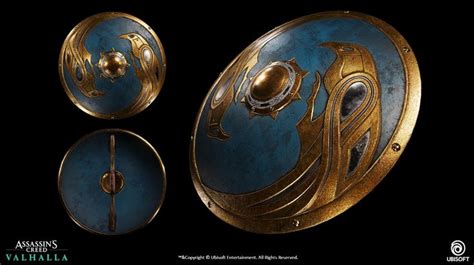 ArtStation - Assassin's Creed Valhalla - Light Shield (Raven Clan ...