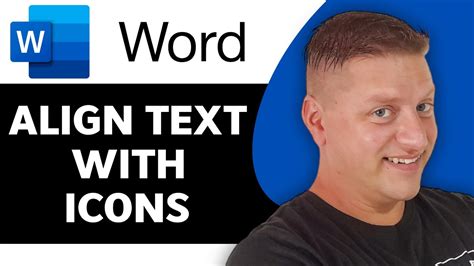 How To Align Text With Icons In Word Microsoft Word Tutorial