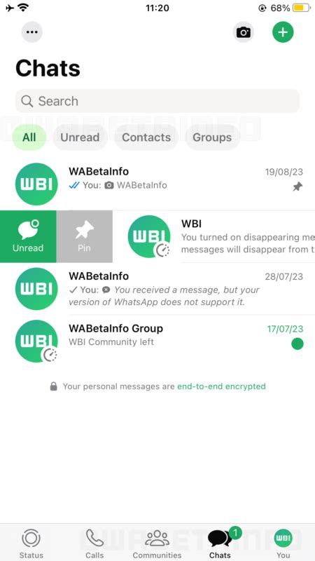 WhatsApp Muda Layout Do App Para IPhone