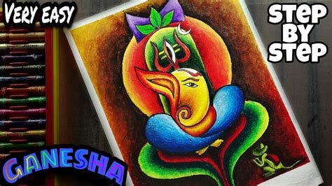 Easy Ganesha Oil Paintings