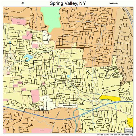 Spring Valley New York Map - Allina Madeline