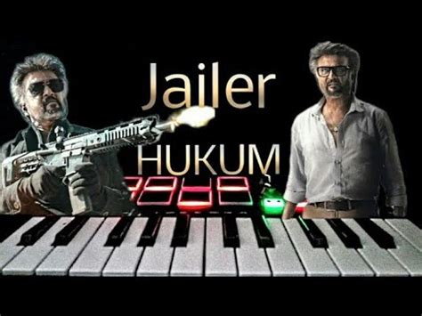 Jailer Hukum Song Piano Cover Rajinikanth Sun Pictures