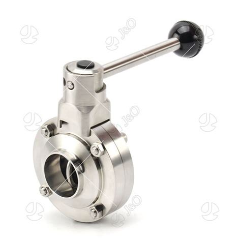 Sanitary Stainless Steel Butt Weld Butterfly Valve With Pull Handle China Sanitary Manual