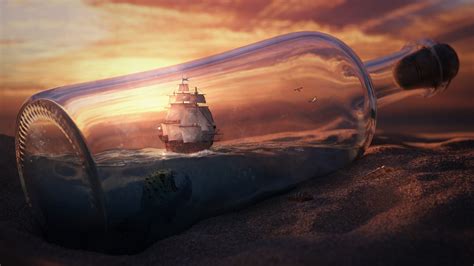 Ship in a Bottle - BlenderNation