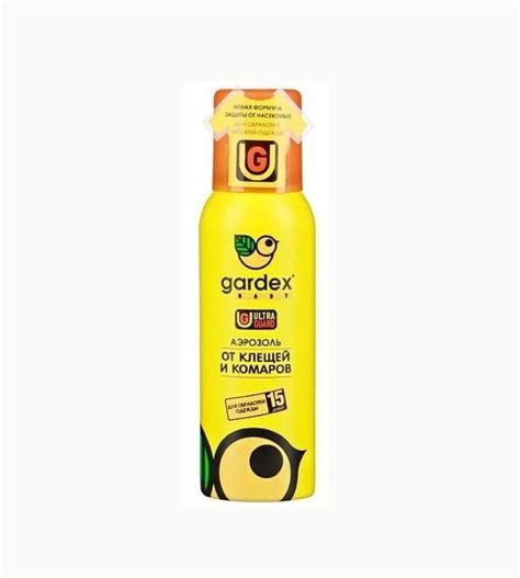 Аэрозоль От Клещей И Комаров Gardex Baby 100 Мл + 50Мл В Подарок ...