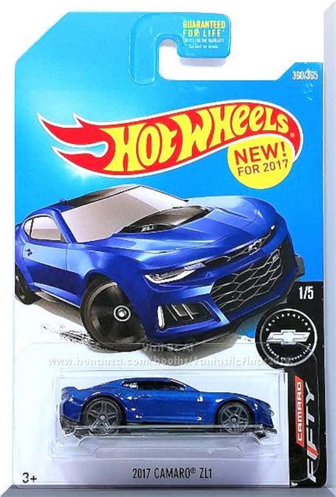 Hot Wheels Camaro Zl Blue Th Anniversary Perfect Birthday Etsy De