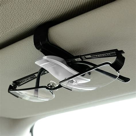 Eyeglasses Clip Car Sun Visor Sunglasses Holder Car Glasses Cases Fastener Cip Portable Ticket