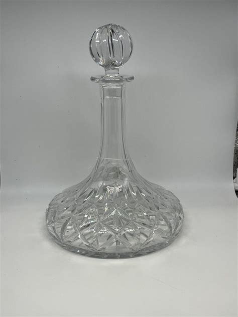 Waterford Lismore Ships Decanter Etsy