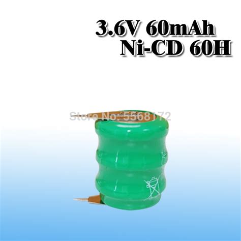 V Mah Ni Cd Rechargeable Button Cell Battery Nicd Batteries With